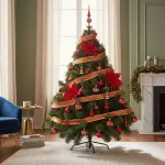 Arbol Navidad Montañes 1.50mts + Kit X50 Rojo Cybermonday