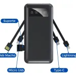 Cargador Portatil Carga Rapida Usb 20000mah Power Bank