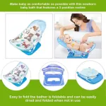 Silla Plegable De Baño Mecedora Para Bebe Pileta Bañera