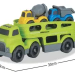 Camión Mosquito Expreso Polar Rojo 30cm Juguete 2 Autitos Construcción