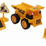 Set De Construcción Autos De Juguete Gruas X3 Maquinas