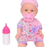 Bebe Bebote Con Sonidos Y Accesorios Muñeca Rie Y Habla