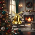 Adorno Decoración Árbol De Navidad Campana Colgante X12