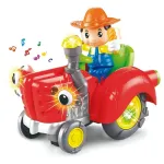 Coche Tractor Juguete Bebé Con Luz Sonidos Y Movimiento