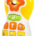 Telefono Juguete Celular Sonidos Luces Y Melodias Para Bebe Color Blanco