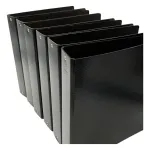 Carpeta Escolar N°3 Avios 3 Anillos 3x40 Fibra Negra