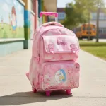 Mochila Escolar Infantil Carrito Con Ruedas Para Niñas Nenas