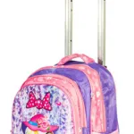 Mochila Carrito Espalda Escolar 2 En 1 Canopla Lunchera Luz