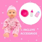 Bebe Bebote Muñeca Rie Y Habla Con Sonidos Y Accesorios