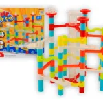 Laberinto Bolitas Expreso Polar 88 Piezas Didáctico Plástico Niños 2-8 Años Rojo