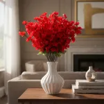 Flores Artificiales Ramo Cerezos Hortensias Decoracion