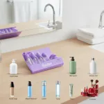 Kit Neceser Frascos De Viaje Avión Envases Recargables X6