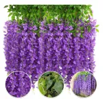 Flores Artificiales Vara Pack X12 Enredadera Colgante Guia