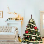 Arbol Navidad Patagonia 1.30mt Kit X50 Rojo Oro Cybermonday