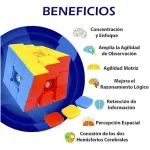Cubo Magico Rompecabezas Profesional 3x3x3 Velocidad Rubik Estructura Amarillo