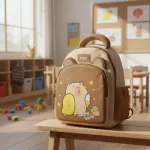 Mochila Infantil Jardin Capibara Para Niños Niñas Escolar