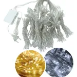 Cortina Led X300 Luces Navidad Bodas 3x3 Mts 12 Tiras 220v