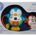Sonajero Musical Bebe Pingüinos Con Luz Y Sonidos Jyf Toys Color Verde Oscuro