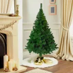 Árbol De Navidad Tradicional Expreso Polar Tronador De Lujo De 1.8m Verde