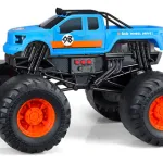 Camion Monster Truck Camioneta Gigante Off Road Juguete Color Celeste Personaje Predator