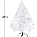 Arbolito Navidad Blanco Tronador De Lujo 1.20m Decoracion