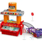 Lavadero De Autos Expreso Polar Cambia De Color Juguete Infantil Rojo