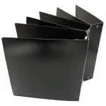 Carpetas N3 Escolares Numero 3 Fibra Negra X3 Unidades