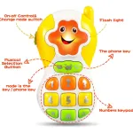 Telefono Juguete Celular Sonidos Luces Y Melodias Para Bebe Color Blanco