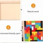 Tetris Rompecabezas De Madera Juego Didáctico 3d Puzzle
