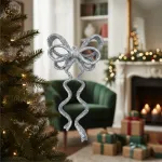 Adorno Navideño Colgante Moño X2 Decoración Navidad