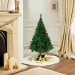 Árbol De Navidad Tradicional Expreso Polar Tronador De Lujo De 1.5m Verde