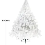 Arbol De Navidad Blanco Fabesa Montañes Deluxe 1,50mts Pie Metal