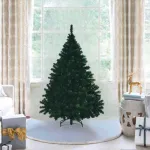 Árbol De Navidad Tradicional Expreso Polar Montañes Deluxe De 1.5m Verde Oscuro