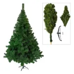 Árbol De Navidad Tradicional Expreso Polar Tronador De Lujo De 1.8m Verde