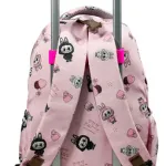 Mochila Carrito Escolar + Cartuchera La Bubu Base Reforzada