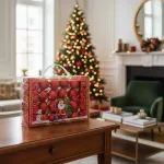 Bolas De Navidad 4cm Valija Adornos Colgante Navideño X24