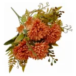 Ramo Crisantemos Flores Artificiales 30cm Decoración X1