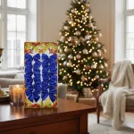 Adornos Decoración Árbol De Navidad Moños Brillante X12u