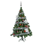 Arbol De Navidad Tronador Lujo 1,50mts Con Adornos Kit X40