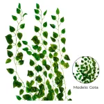 Jardin Vertical Ramo Enredadera Planta Artificial Deco X5u