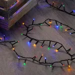 Luces De Navidad X100 A Pilas Luces Led Multicolor 10mts