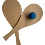 Pelota Paleta Playa Juego Tenis Padel Playera De Madera
