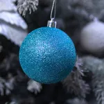 Bolas De Navidad 6cm Valija Adornos Navideños X96 Piezas