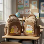 Mochila Infantil Jardin Capibara Para Niños Niñas Escolar