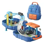 Juguete Mochila Pista De Autos Policía Bombero Construcción