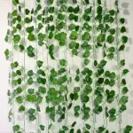 Jardin Vertical Enredadera Hojas Artificiales 2,05mt X24u.