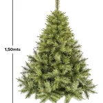 Arbol De Navidad Ciprés 1,50 Mts Tope De Gama Ultra Frondoso