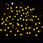 Luces De Navidad X20 Bolitas A Pilas Guirnalda Led 3mts Luces Calidas