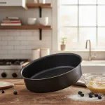 Pizzera Molde Para Pizza Anti Adherente 26cm Color Negro