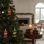 Set Adornos Carrusel Colgante Navideño Decoración Pack X6